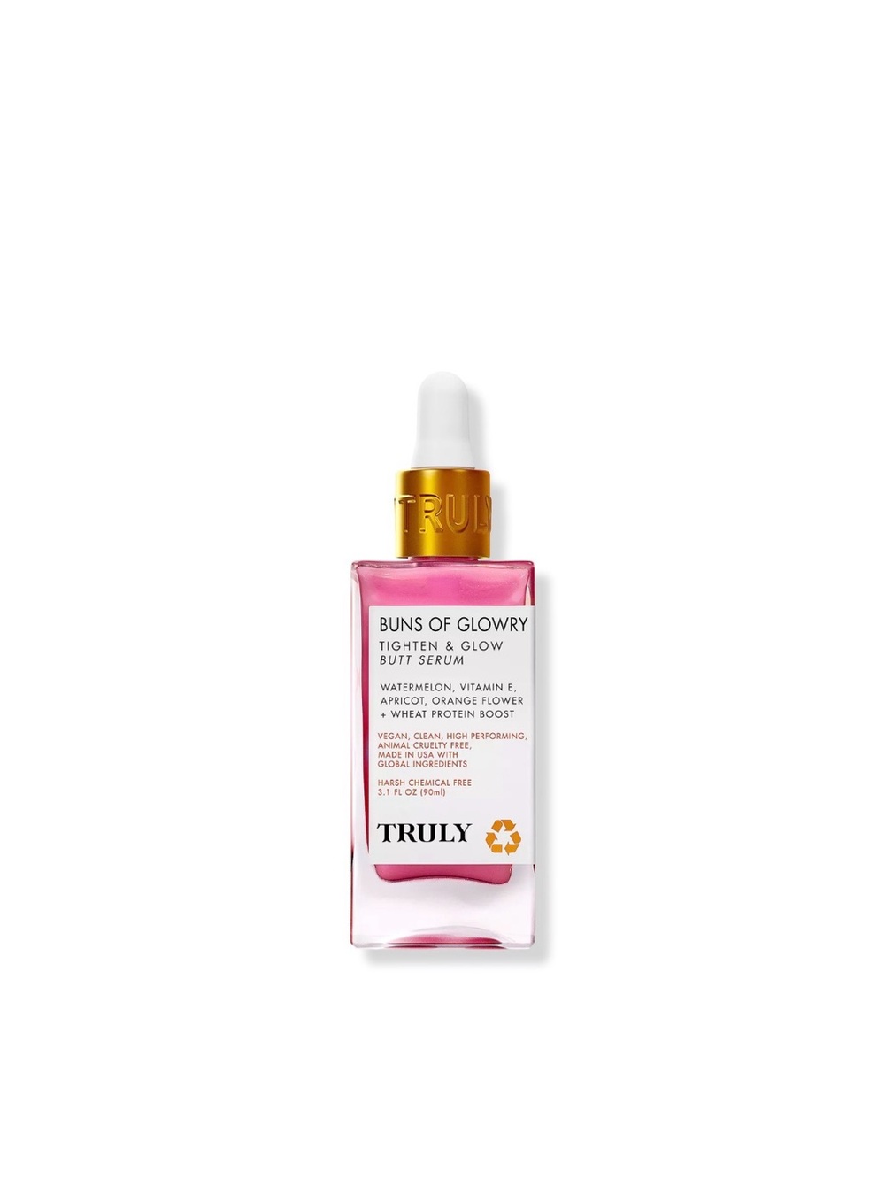 TRULY Pink Serum with Gold Dropper - Buns of Glowry Tighten & Glow